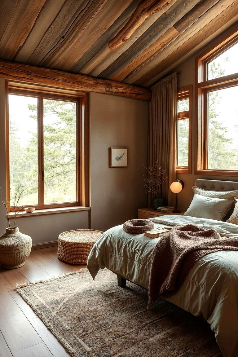 Relaxing Outdoor Inspired Retreat - 24 Cottagecore Bedroom Ideas