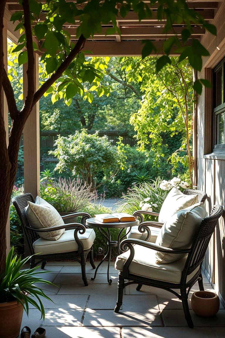 Relaxing Outdoor Reading Nook - 24 Garden Party Ideas