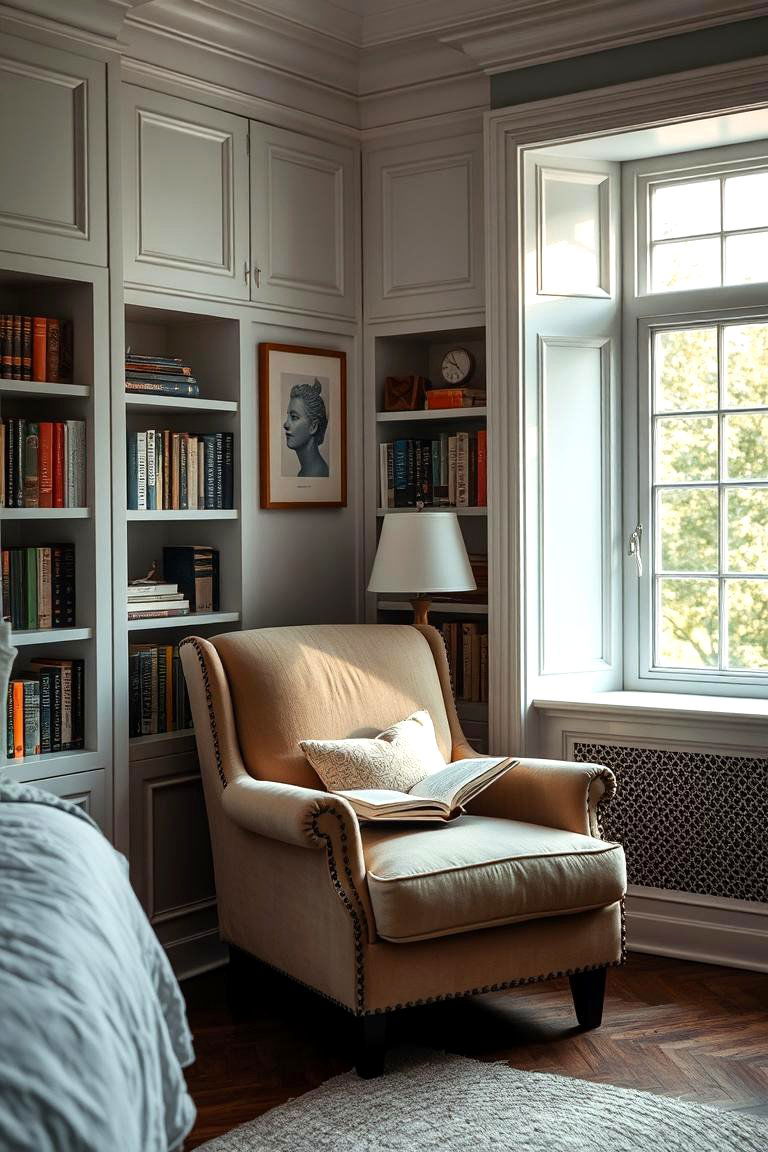 Relaxing Reading Corner - 24 Cape Cod Upstairs Bedroom Ideas