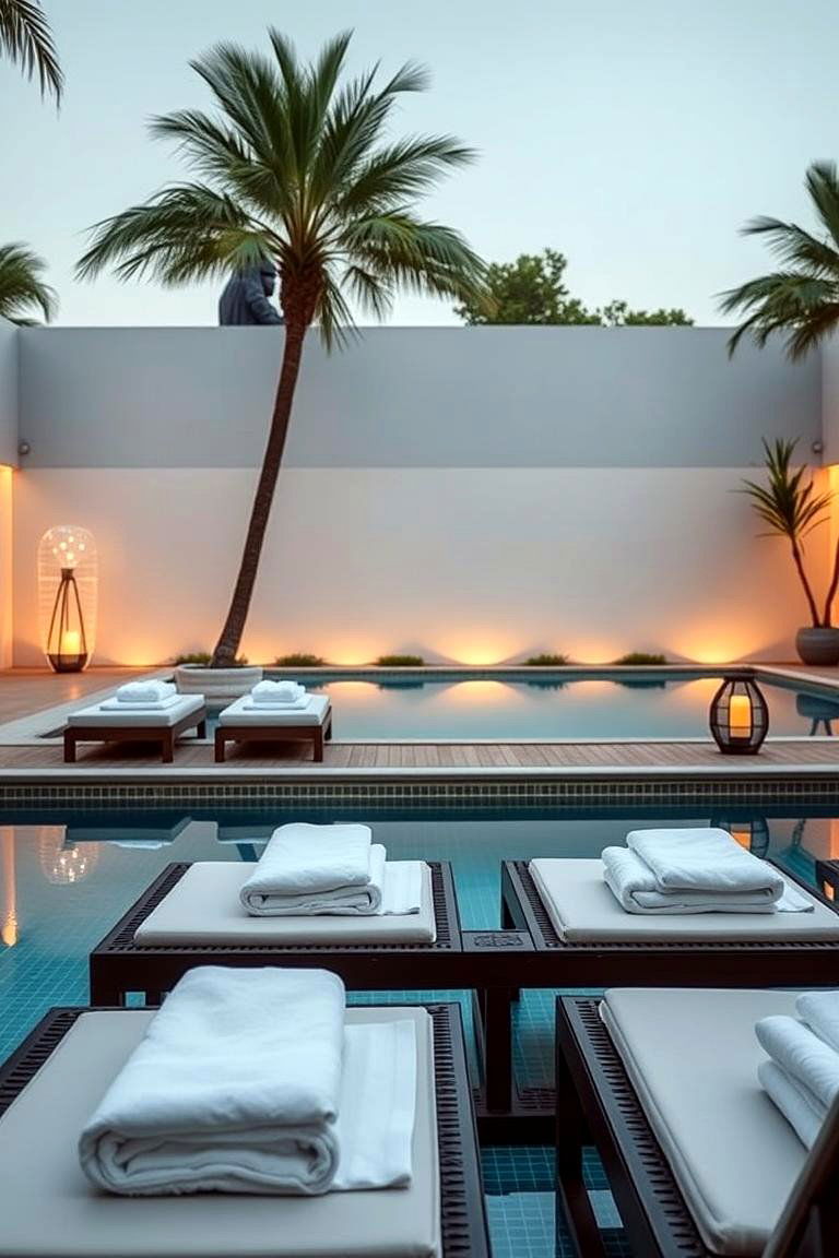 Relaxing Spa Pool Party - 24 Pool Party Ideas