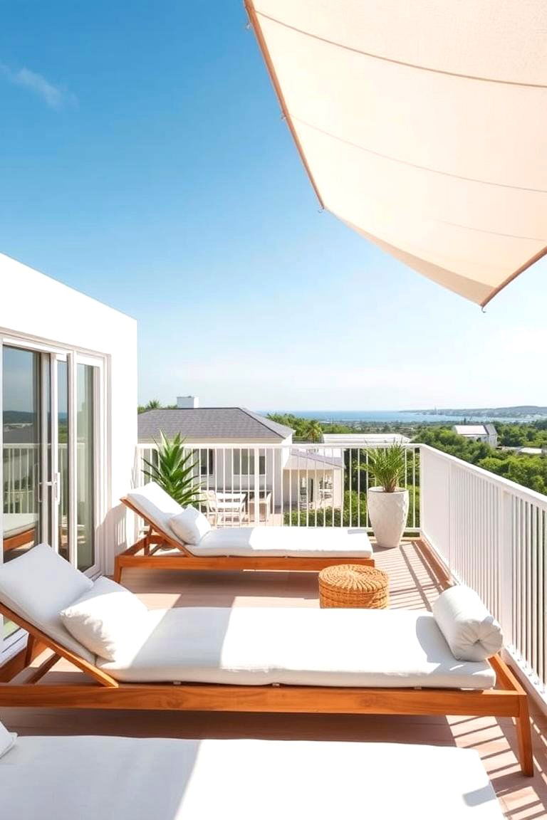 Relaxing Sunbathing Spot - 24 Second Story Balcony Ideas