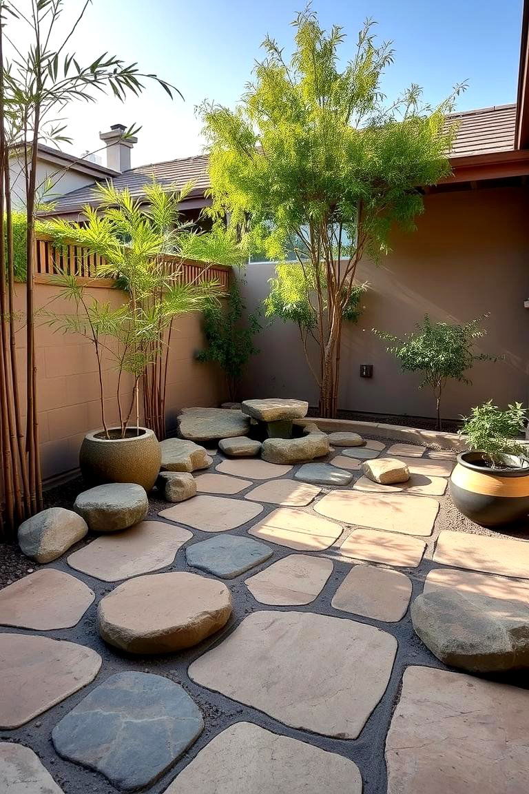 Relaxing Zen Space - 24 townhouse patio ideas