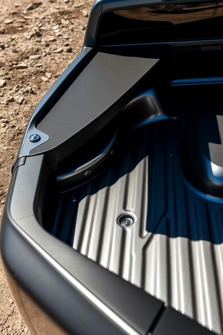 Removable Tonneau Cover with Storage - 24 Truck Bed Storage Ideas