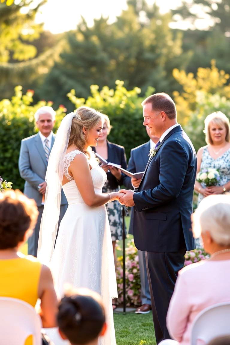 Renew Wedding Vows in Front of Family - 24 50th Wedding Anniversary Ideas