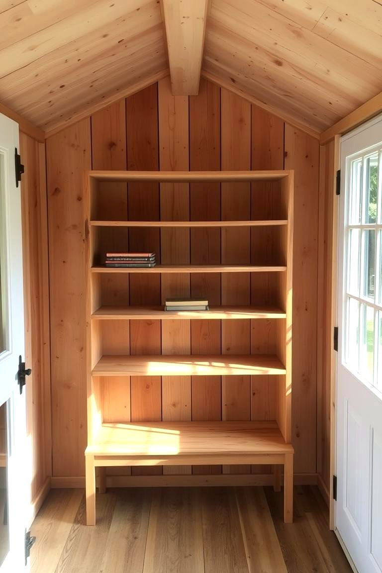 Repurposed Furniture - 24 Shed Shelving Ideas