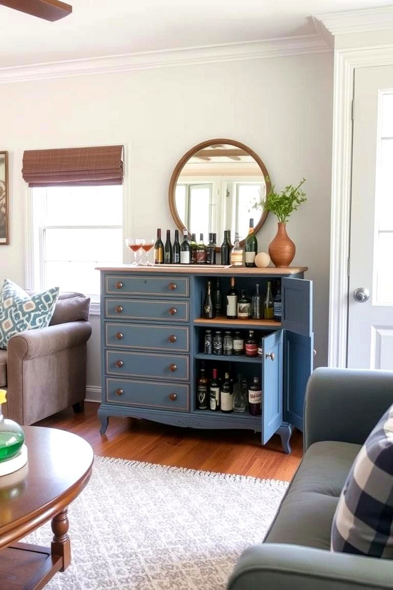 Repurposed Furniture Nook - 24 Living Room Nook Ideas