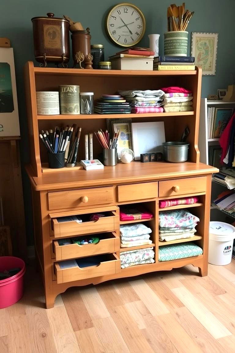Repurposed Furniture Shelving - 24 Office Shelving Ideas