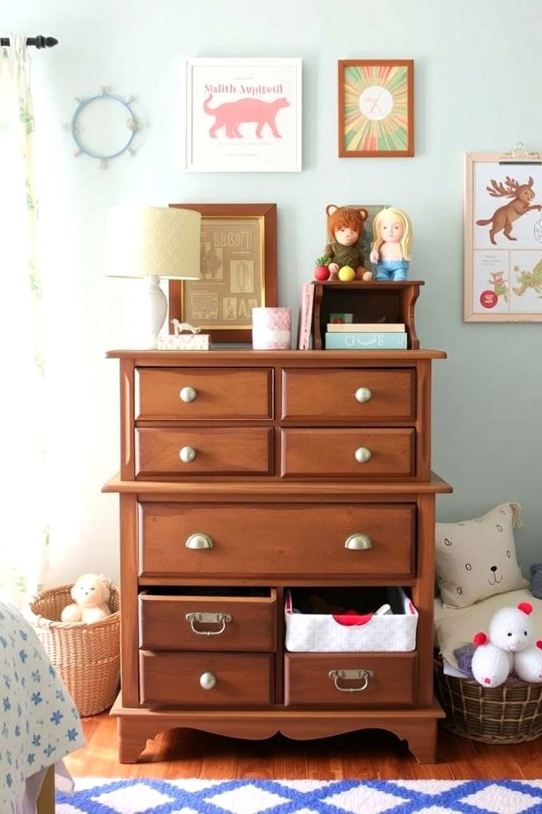 Repurposed Furniture for Unique Storage - 24 Toy Storage Ideas