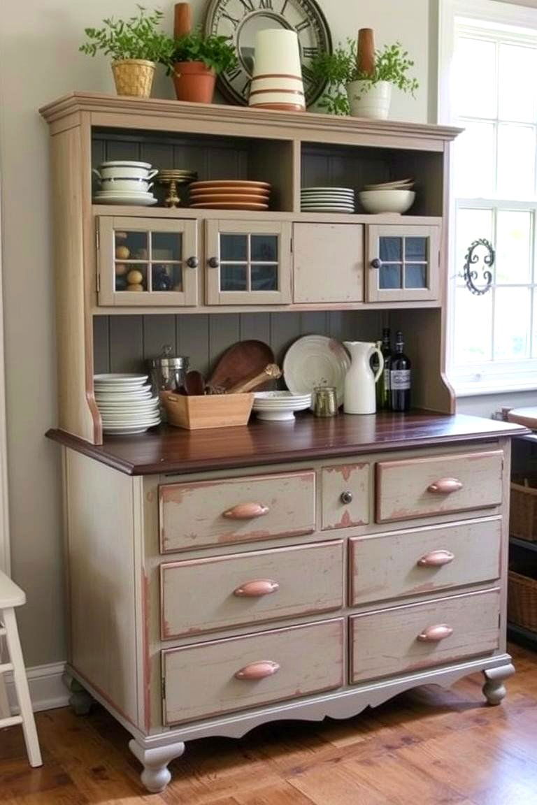 Repurposed Furniture in the Kitchen - 24 Eclectic Kitchen Ideas