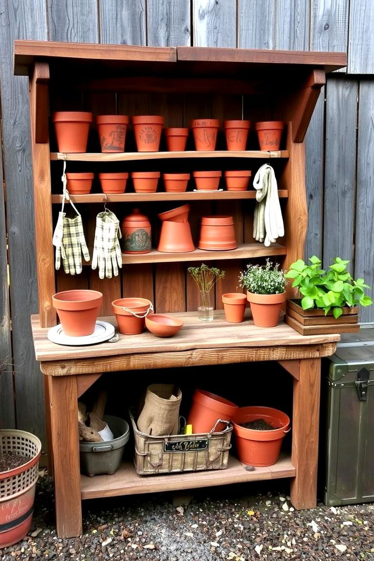 Repurposed Outdoor Furniture - 24 Outdoor Storage Ideas