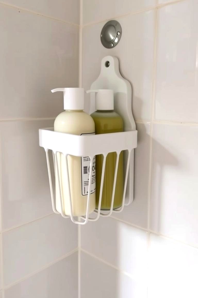 Repurposed Spice Racks - 24 Shower Storage Ideas