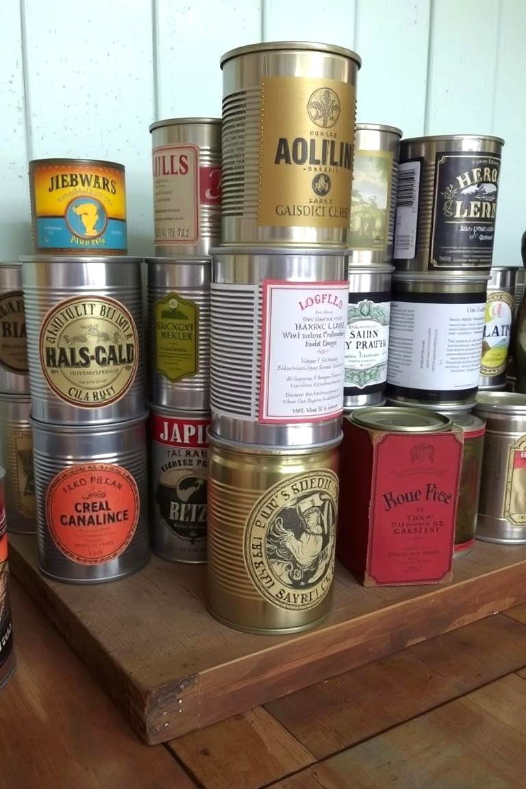 Repurposed Tin Cans - 24 Seed Storage Ideas