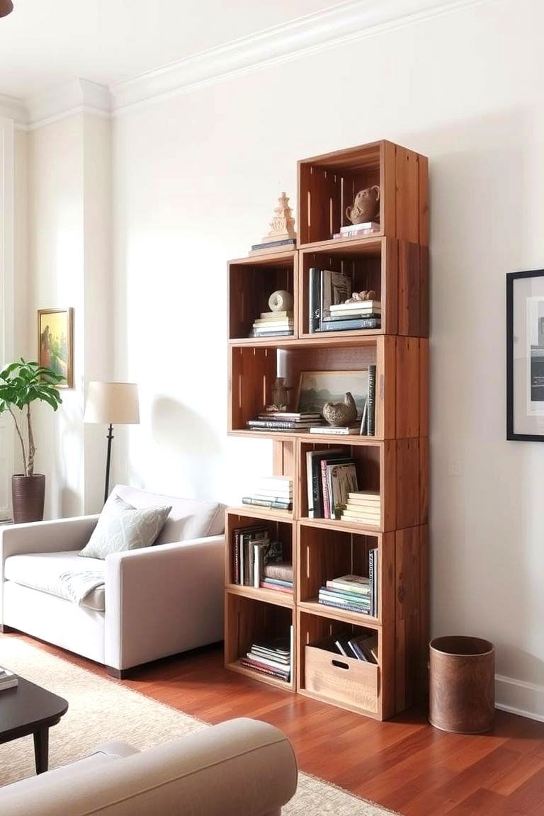 Repurposed Vintage Crates and Boxes - 24 Vintage Decor Ideas