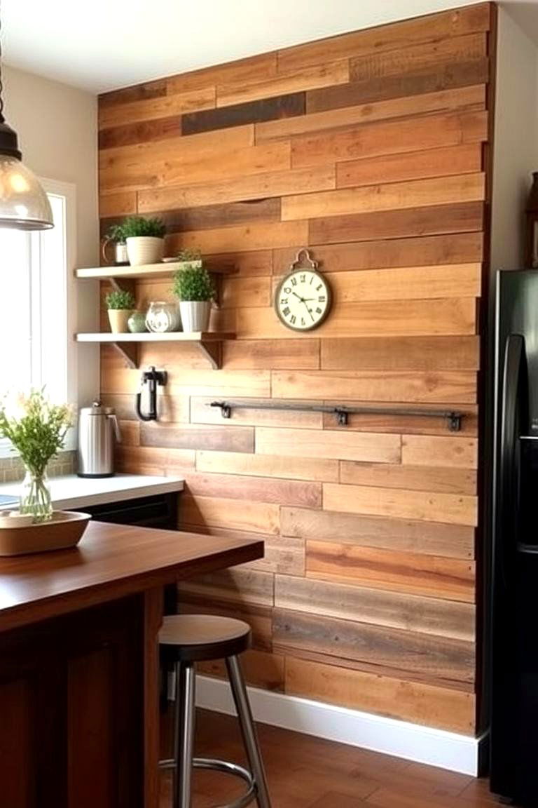 Repurposed Wooden Pallets - 24 Kitchen Wall Decor Ideas