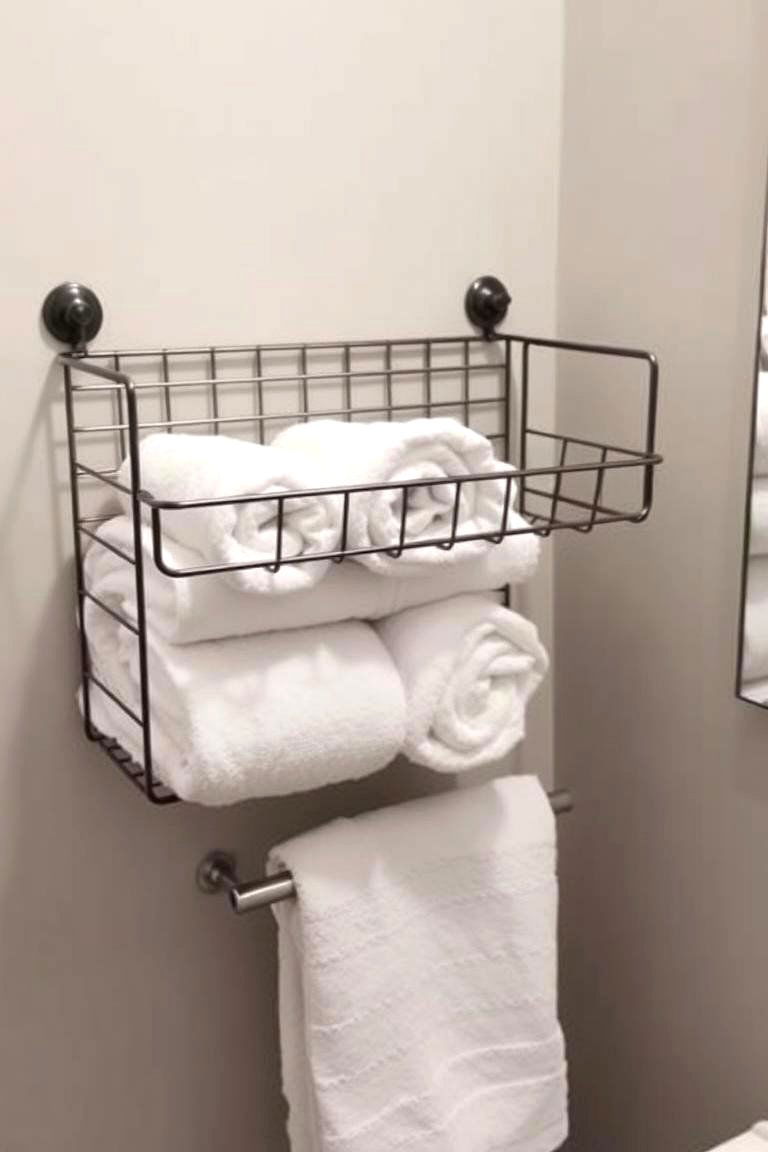 Repurposing Magazine Racks - 24 Towel Storage Ideas