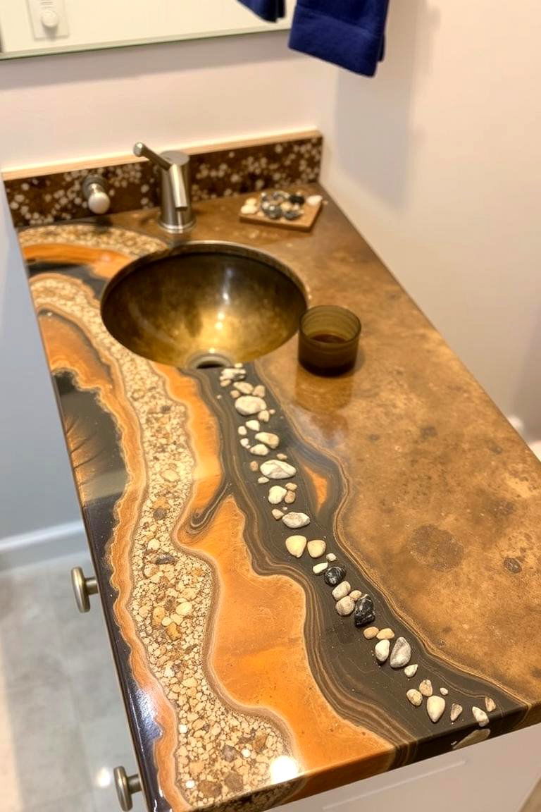 Resin Countertops - 24 Bathroom Countertop Ideas
