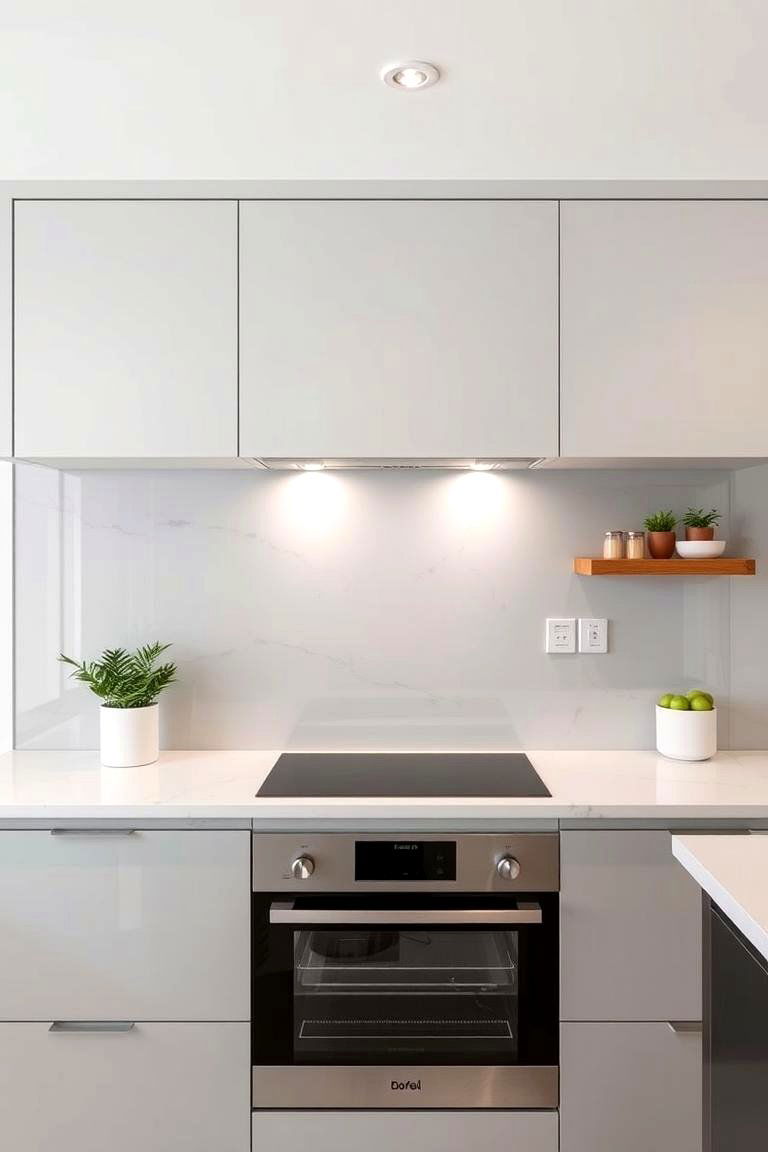 Resin Splashback for Seamless Style - 24 Kitchen Splashback Ideas