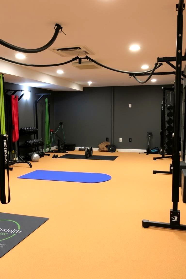 Resistance Training Room - 24 Basement Gym Ideas