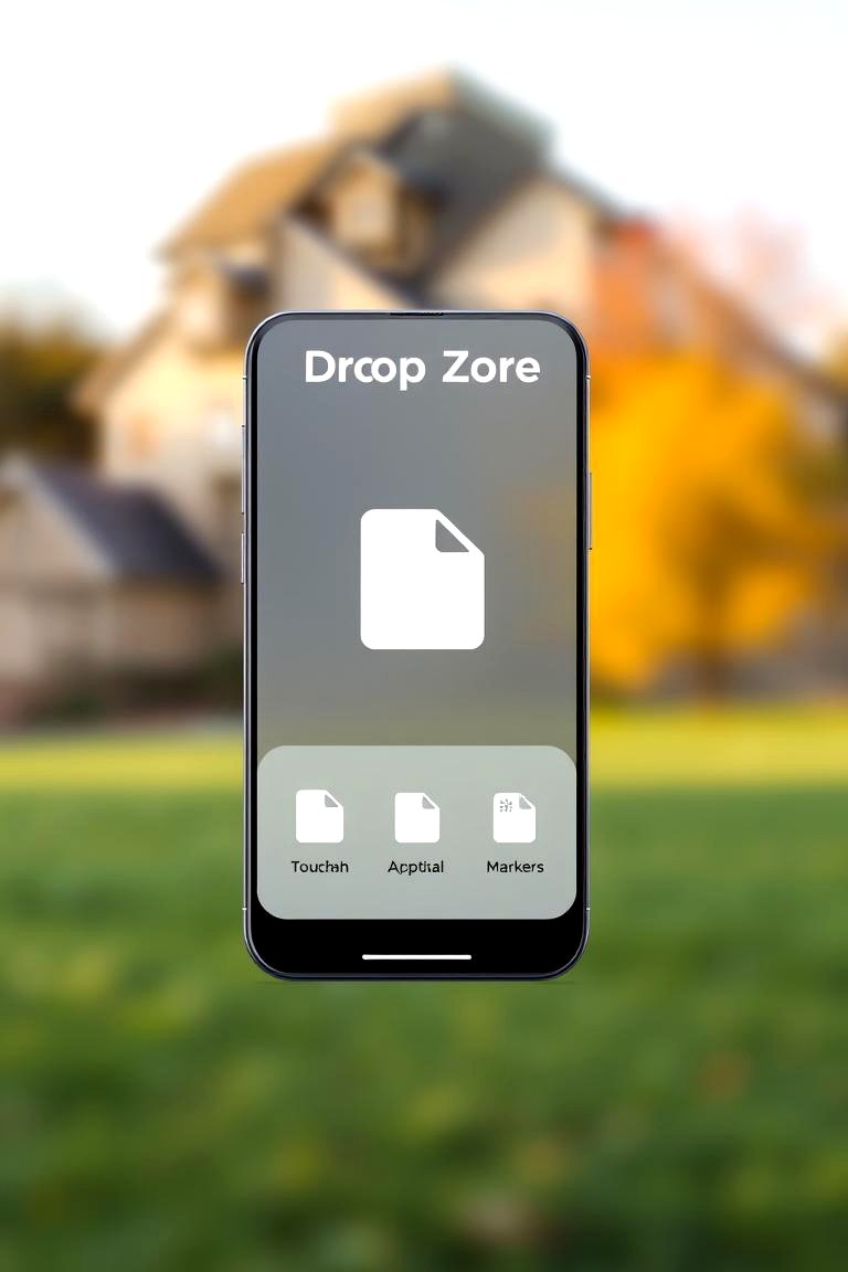 Responsive Mobile Drop Zone - 24 Drop Zone Ideas