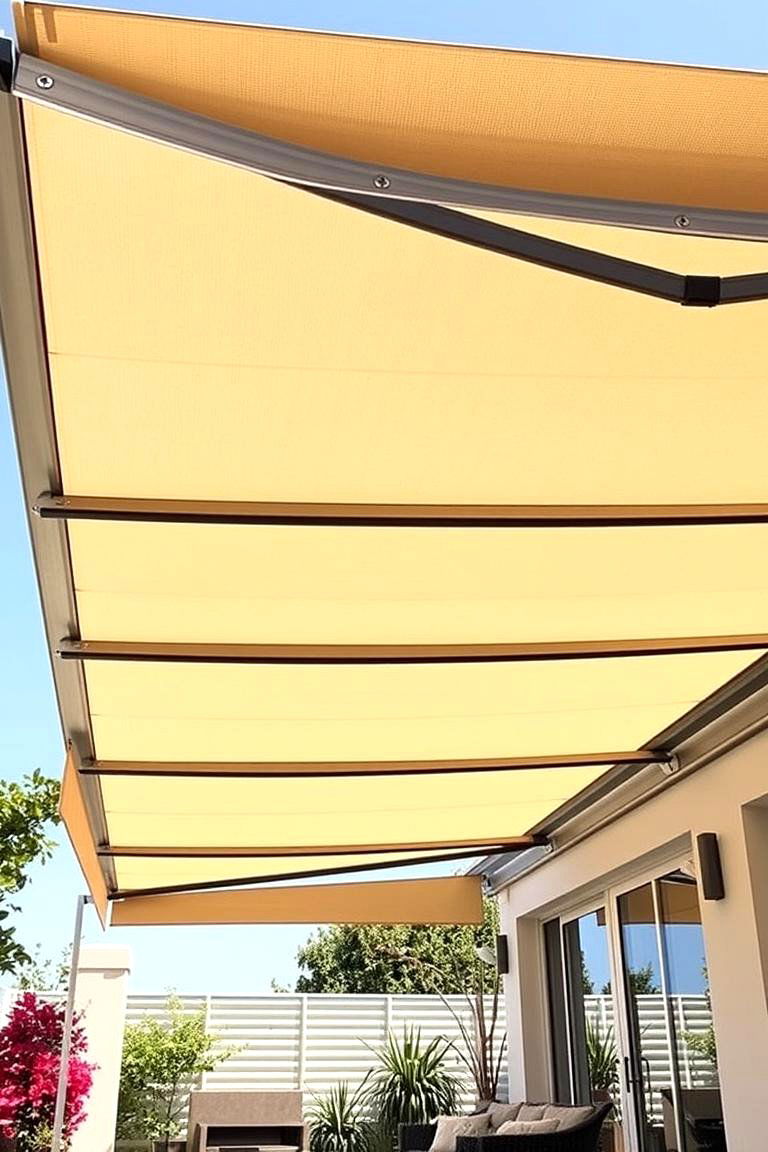 Retractable Awning Roof - 24 Deck Roof Ideas