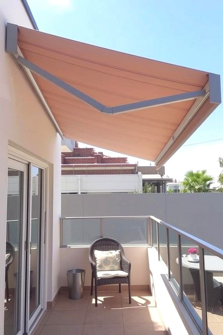 Retractable Roof Awnings - 24 Balcony Privacy Ideas