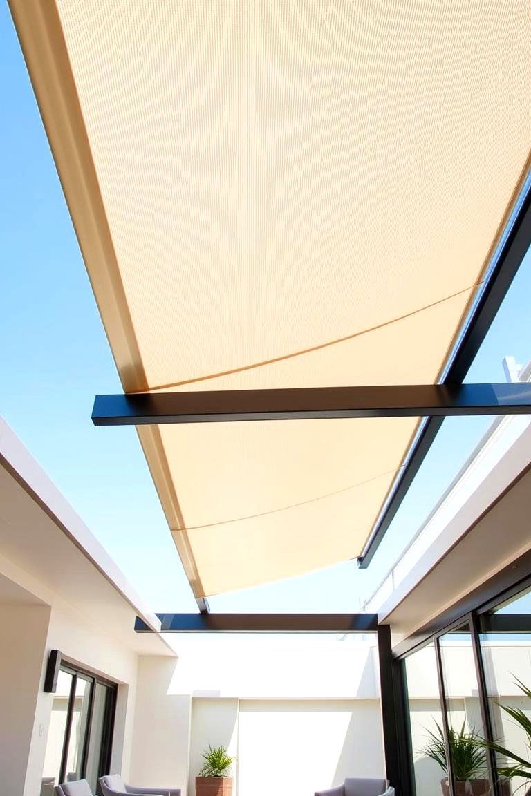 Retractable Shade Roof - 24 Deck Roof Ideas