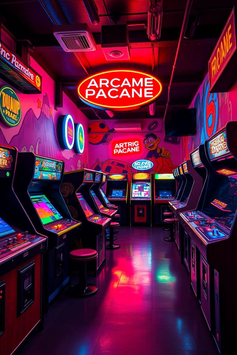Retro Arcade Paradise - 24 Video Game Room Ideas