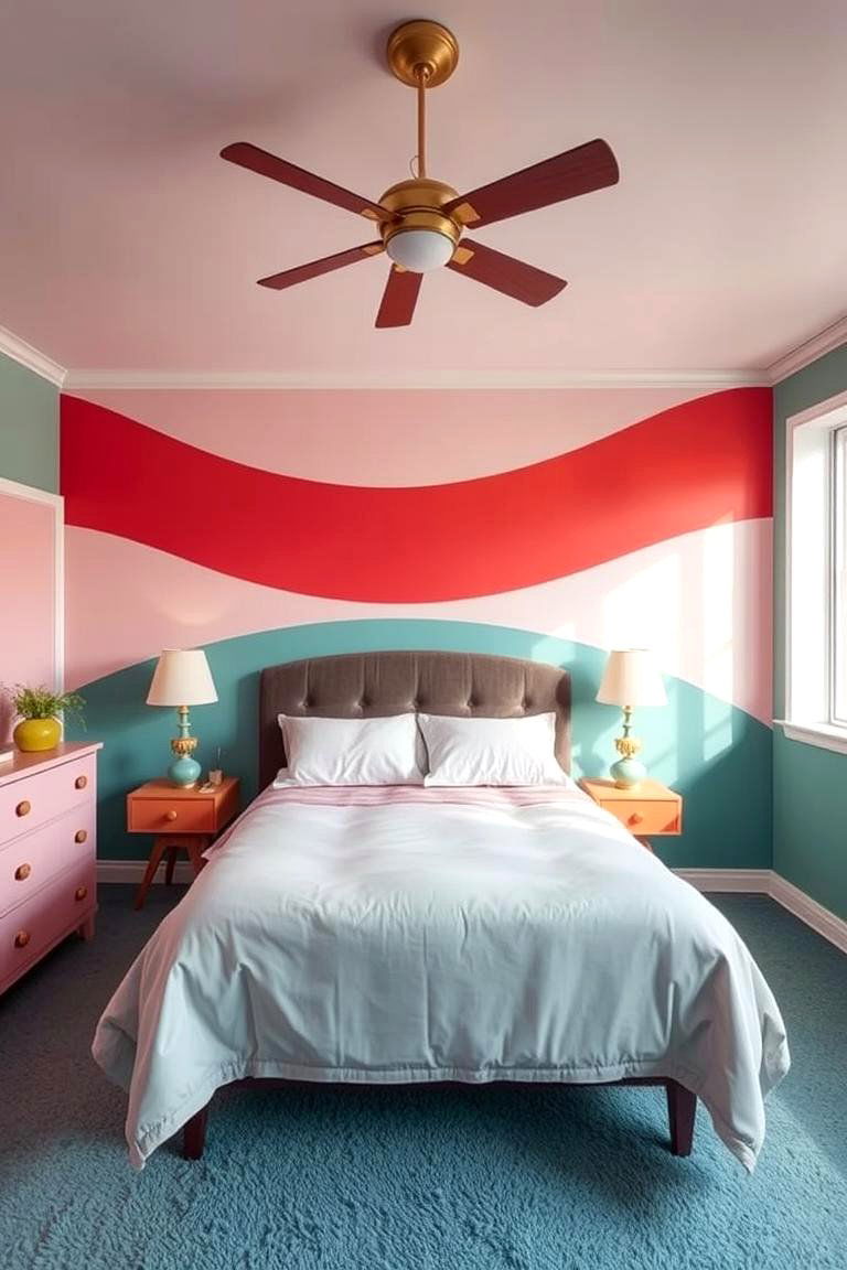 Retro Color Palettes - 24 Vintage Bedroom Ideas