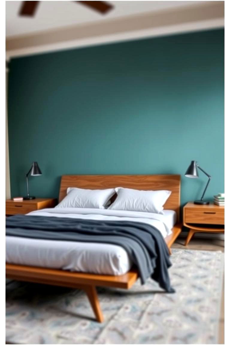Retro Furniture and Bold Color Schemes - 24 60s Bedroom Ideas
