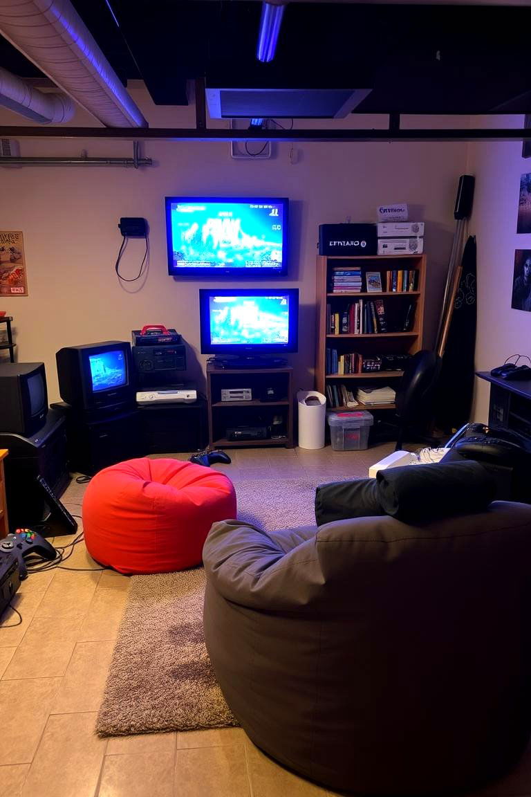 Retro Gaming Haven - 24 Garage Game Room Ideas