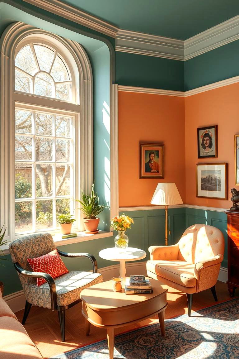 Retro Inspired Layout - 24 Kitchen Bay Window Ideas