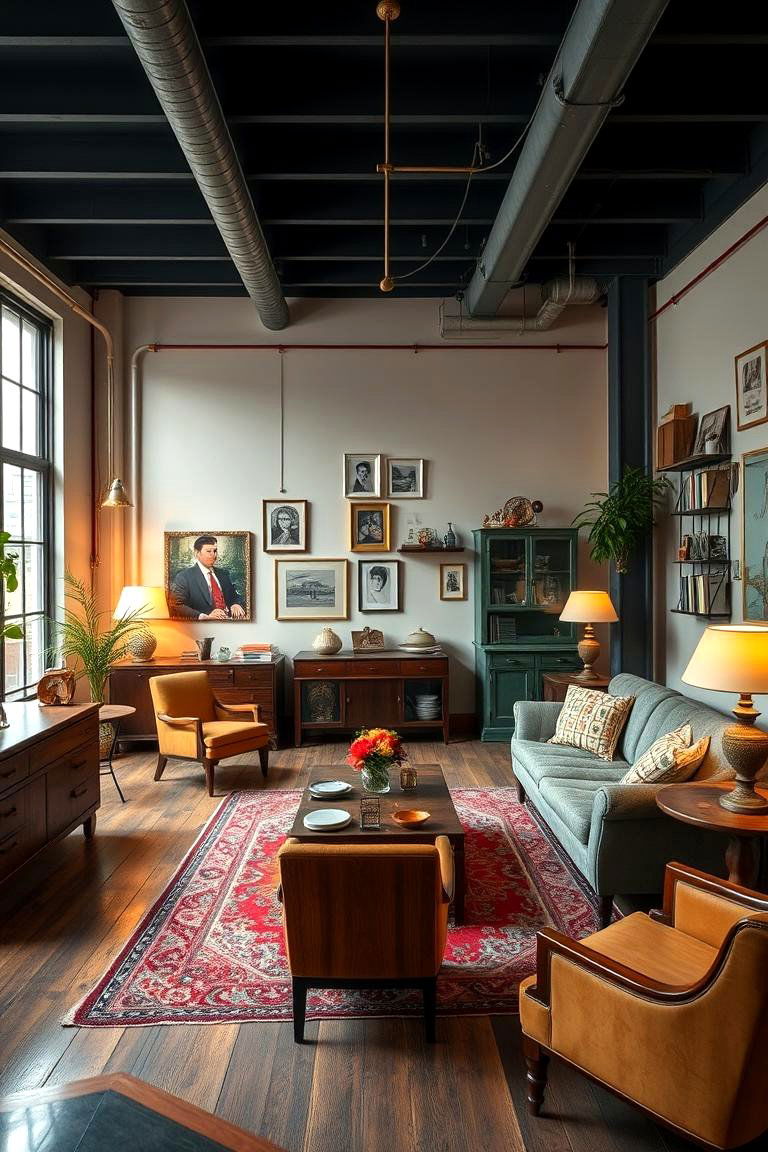Retro Loft Office Vibe - 24 Loft Office Ideas
