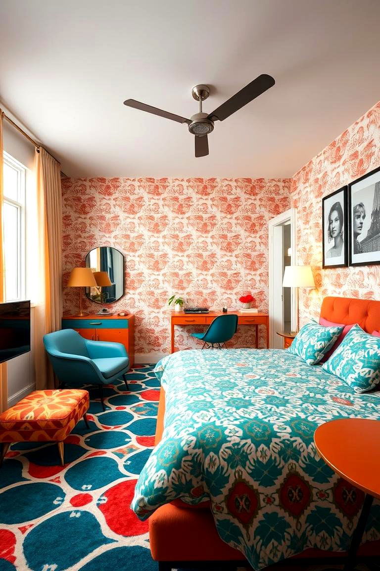 Retro Modern Vibe - 24 Bedroom Decor Ideas