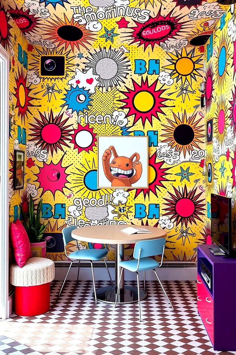 Retro Pop Art Vibes - 24 Wallpaper Ideas