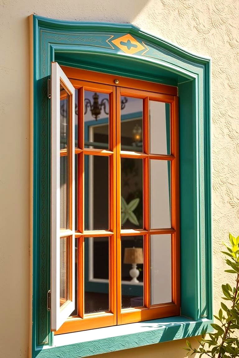 Retro Revival Trim Flair - 24 Exterior Window Trim Ideas