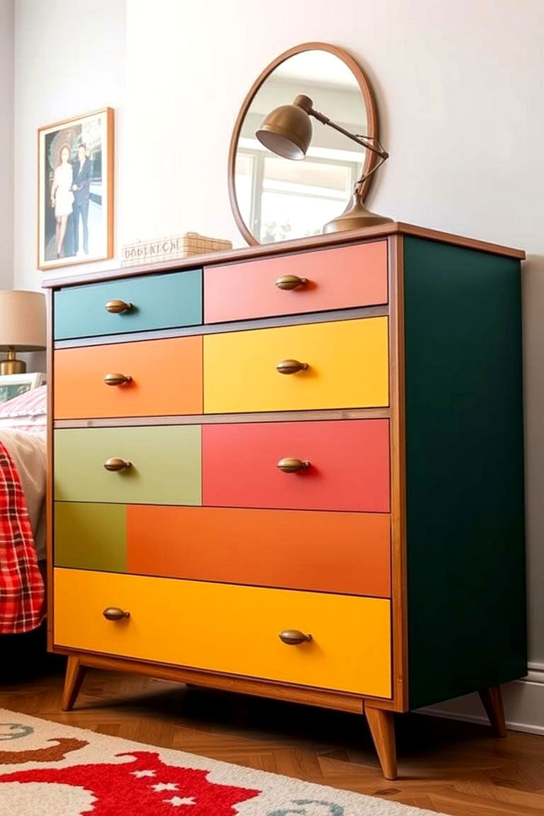 Retro Revival with Mid Century Modern Flair - 24 Dresser Decor Ideas