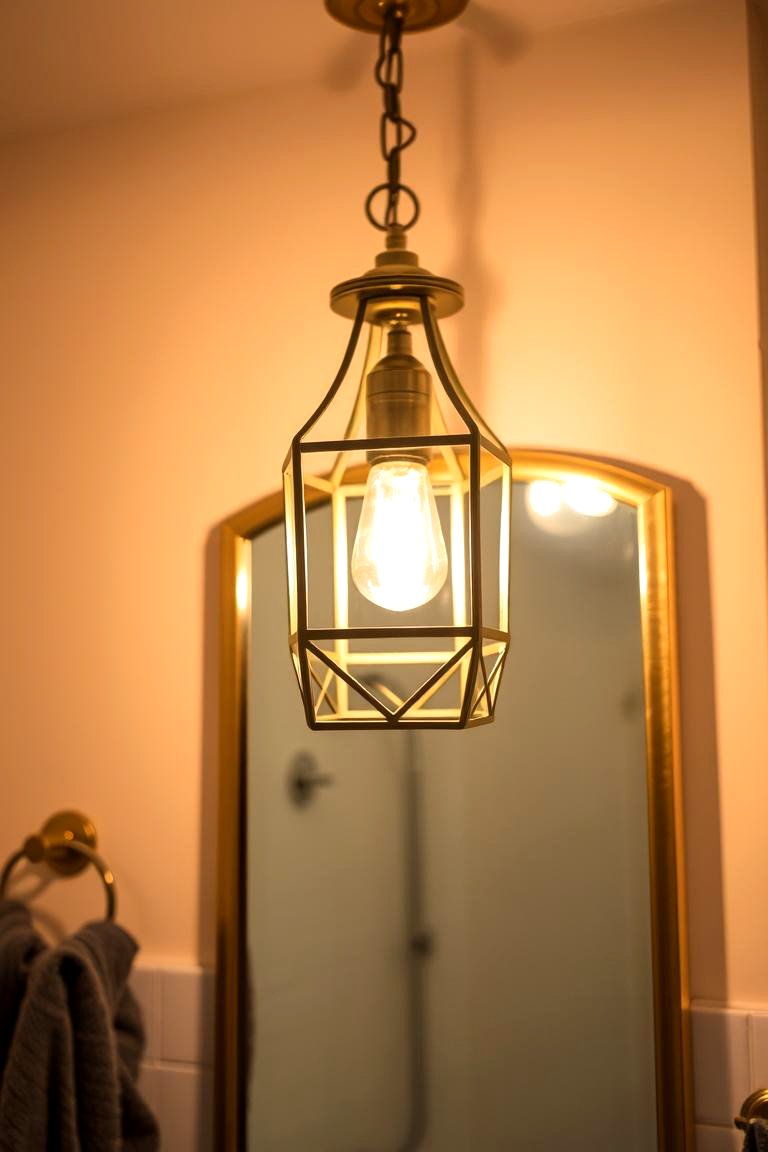 Retro Style Lighting - 24 Mid-century Modern Bathroom Ideas