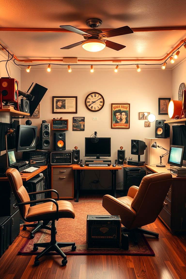 Retro Themed Streaming Setup - 24 Streaming Setup Ideas