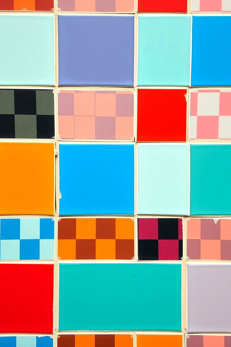Retro Tile Design - 24 Bathroom Wall Ideas