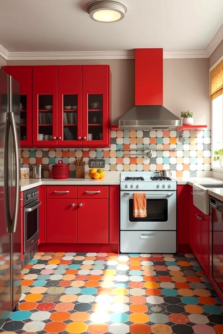 Retro Tile Revival - 24 Dirty Kitchen Ideas