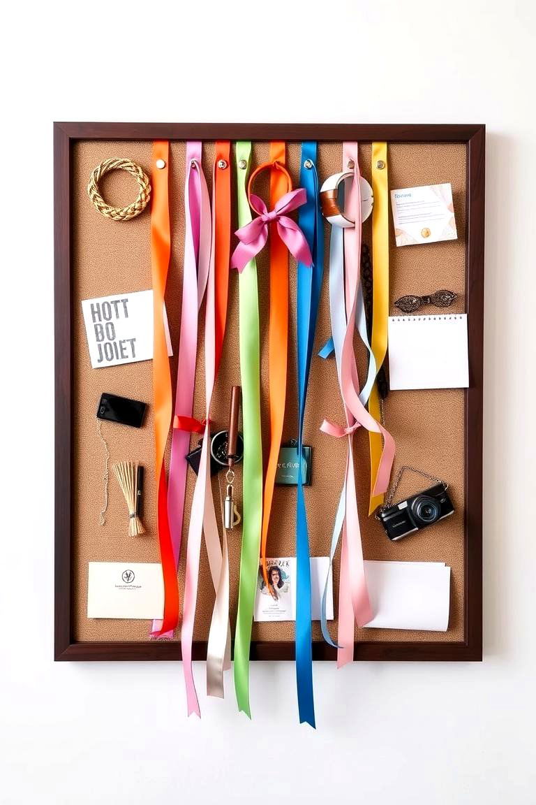 Ribbon Accessories Display - 24 Ribbon Storage Ideas