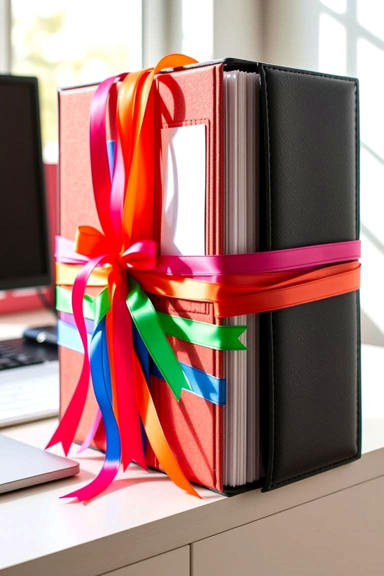 Ribbon Binder Storage - 24 Ribbon Storage Ideas