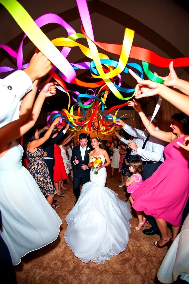 Ribbon Dance - 24 Wedding Send-off Ideas