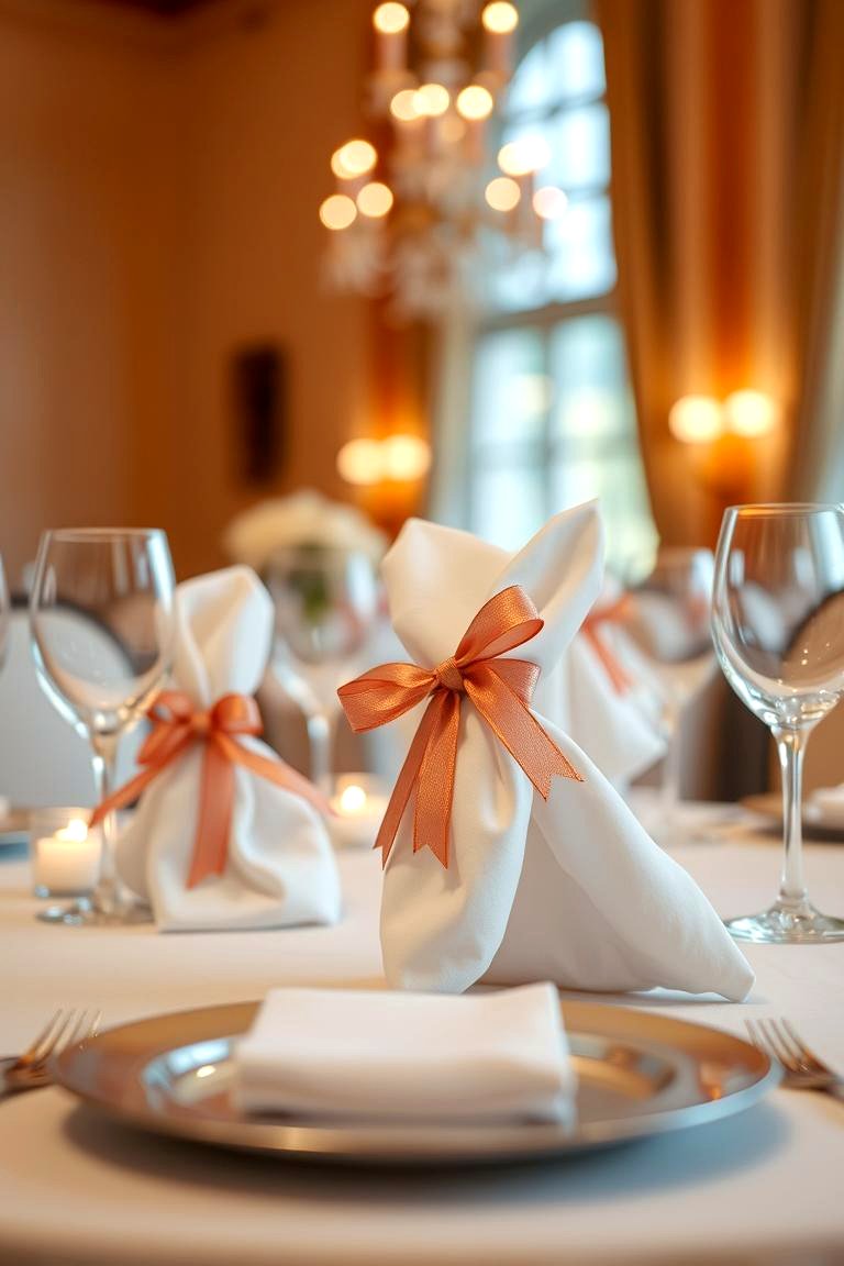 Ribbon Napkin Holder - 24 Ribbon Storage Ideas