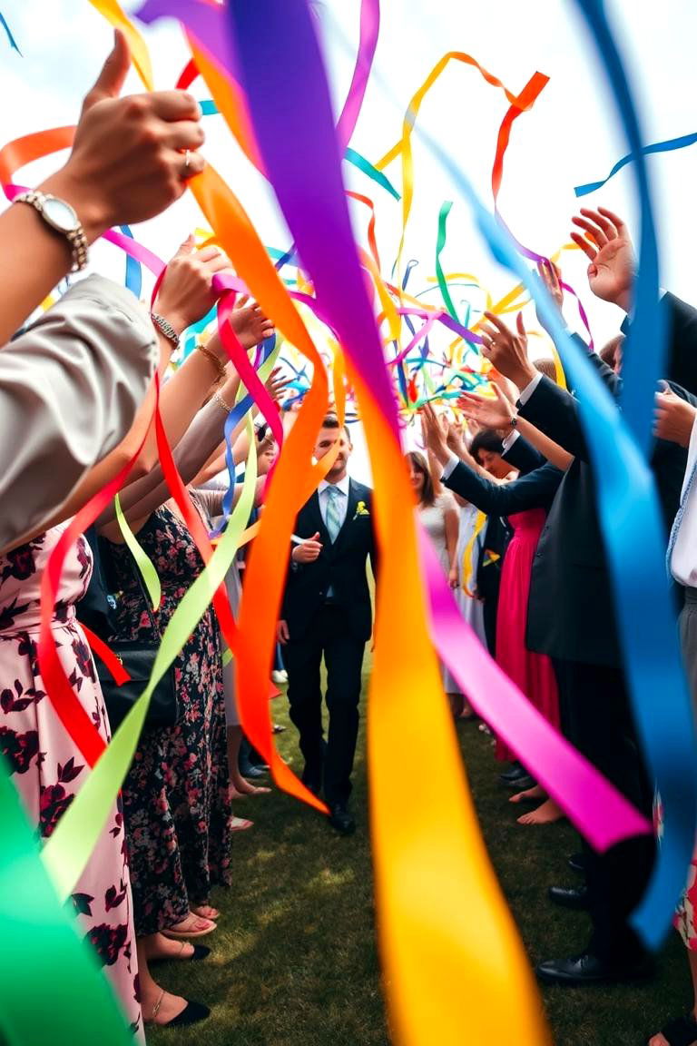 Ribbon Wave - 24 Wedding Send-off Ideas