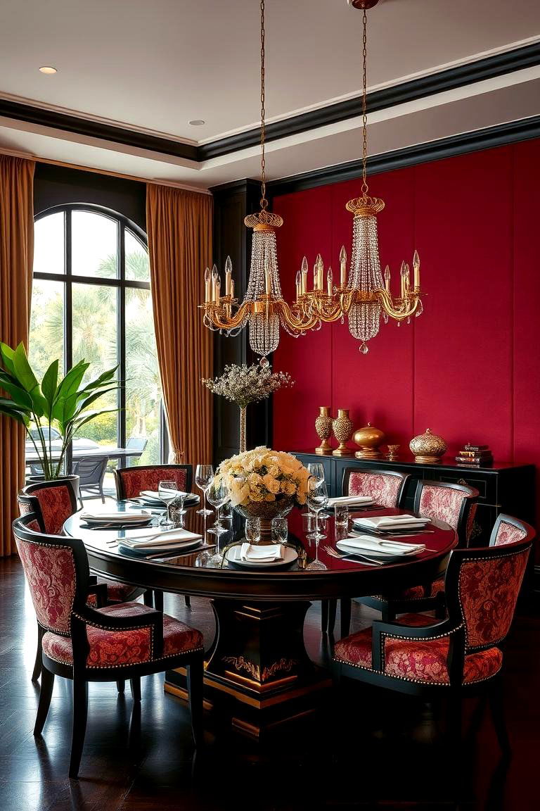 Rich Burgundy Warmth and Luxury in One Shade - 24 Accent Wall Colors