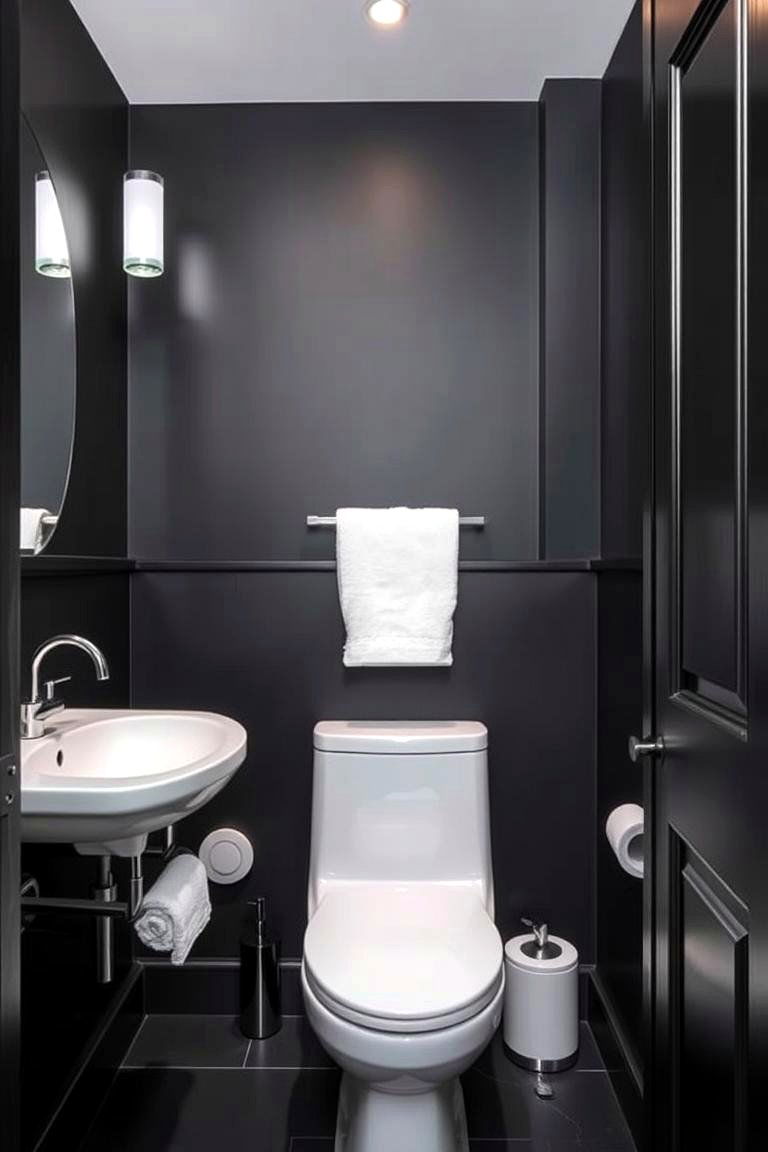 Rich Charcoal - 24 Bathroom Color Ideas