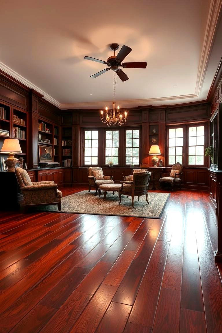 Rich Cherry - 24 Wood Floor Colors