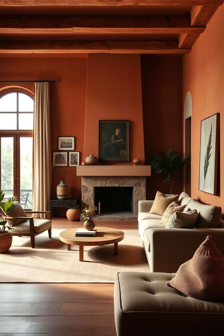 Rich Earthy Hues - 24 Bohemian Moroccan Living Room Ideas