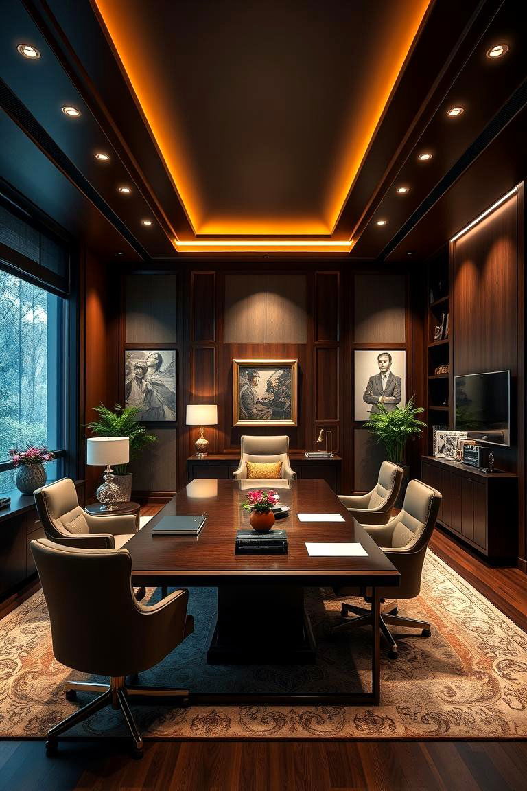 Rich Espresso Brown - 24 Home Office Paint Colors